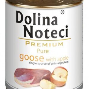 Dolina Noteci Premium Pies Pure Gęś i jabłko puszka 800g
