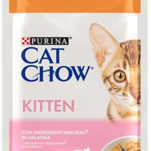 Purina Cat Chow Kitten Indyk i cukinia saszetka 85g
