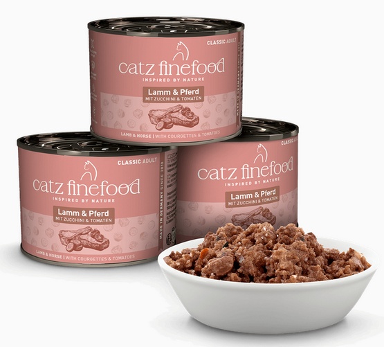 Catz Finefood Classic Jagnięcina i Konina (N.19) puszka 200g - Image 2