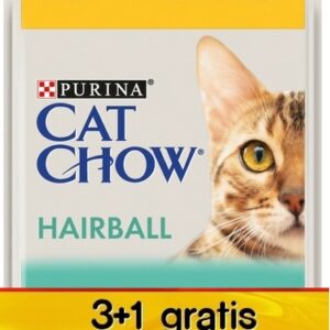 Purina Cat Chow Hairball Kurczak saszetki 3+1 GRATIS 4x85g
