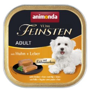 Animonda vom Feinsten Dog Adult Kurczak i Wątróbka tacka 150g