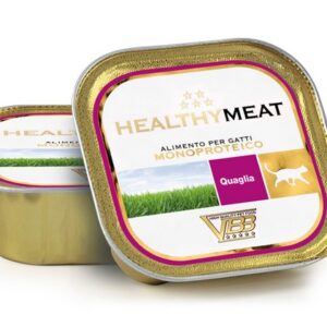 Healthy Meat Kot Mono Przepiórka tacka 90g