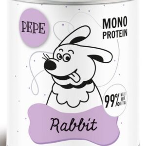Paka Zwierzaka PEPE Rabbit (królik) puszka 800g