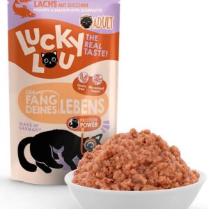 Lucky Lou Lifestage Adult Drób i łosoś saszetka 125g
