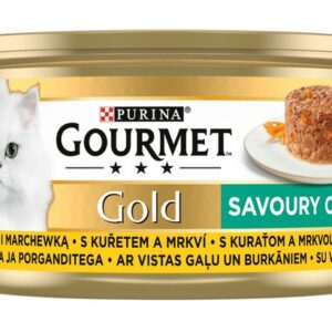 Gourmet Gold Savoury Cake z Kurczakiem i marchewką 85g
