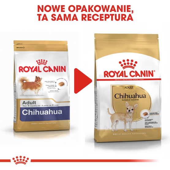 Royal Canin Chihuahua Adult karma sucha dla psów dorosłych rasy chihuahua 1,5kg - Image 4