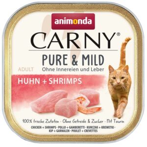 Animonda Carny Pure & Mild Kurczak + Krewetka tacka 100g