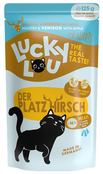 Lucky Lou Lifestage Adult Drób i jeleń saszetka 125g - Image 4