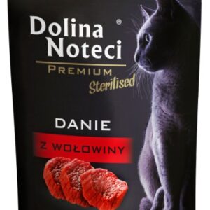 Dolina Noteci Premium Kot Sterilised Danie z wołowiny saszetka 85g