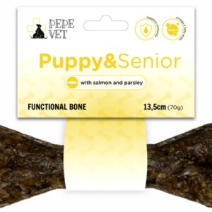Paka Zwierzaka PEPE VET Kość funkcjonalna Puppy & Senior 13,5cm