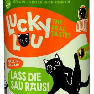 Lucky Lou Lifestage Adult Wołowina i dzik puszka 400g
