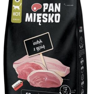 Pan Mięsko Karma sucha dla kota - indyk i gęś chrupki S 1,6kg