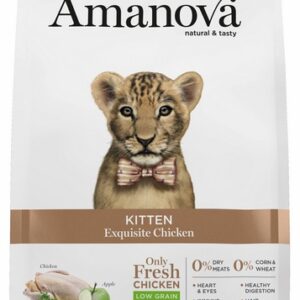 Amanova Cat Kitten Exquisite Chicken - kurczak 1,5kg