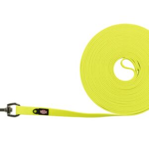 Trixie Easy Life Smycz do tropienia M-XL 10m/17mm odblaskowa żółty neonowy [20718]
