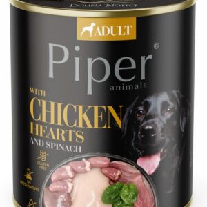 Piper Pies Serca kurczaka i szpinak puszka 800g