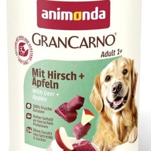 Animonda GranCarno Original Adult Rind Hirsch Apfel Wołowina, Jeleń + Jabłko puszka 400g
