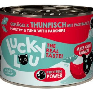Lucky Lou Lifestage Adult Drób i tuńczyk puszka 200g