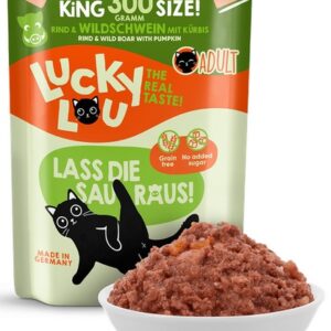 Lucky Lou Lifestage Adult Wołowina i dzik saszetka 300g