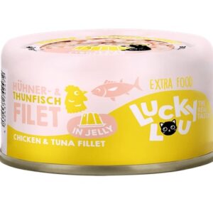 Lucky Lou Extrafood Tuńczyk i kurczak w galaretce puszka 70g