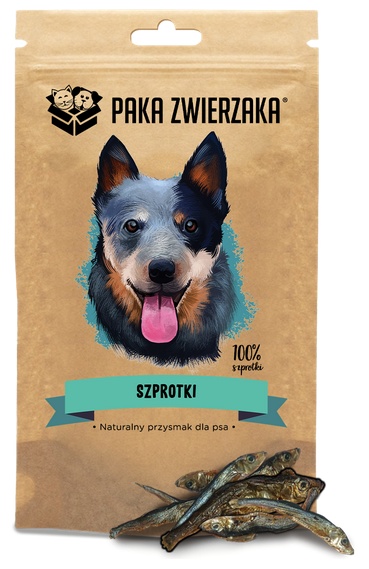 Paka Zwierzaka Szprotki 100% 60g - Image 2
