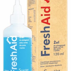 ScanVet Fresh Aid 120ml - pielęgnacja jamy ustnej psa i kota