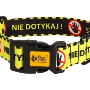 Dingo Obroża regulowana City - Nie Dotykaj 3,0cm/60cm