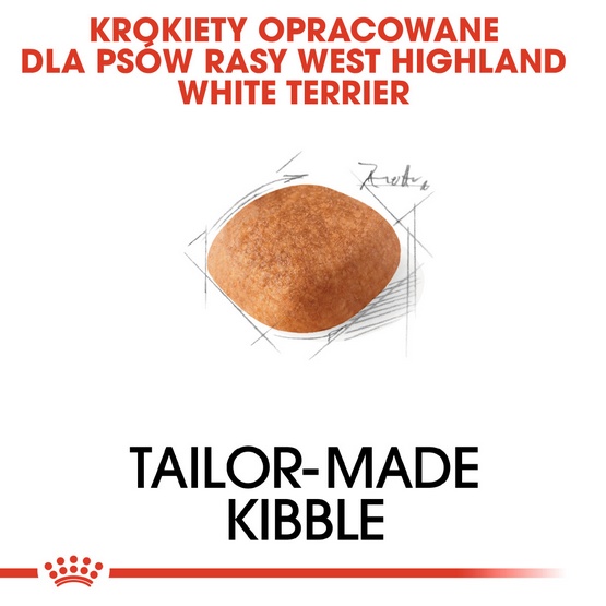 Royal Canin West Highland White Terrier Adult karma sucha dla psów dorosłych rasy west highland white terrier 1,5kg - Image 4
