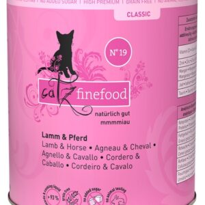 Catz Finefood Classic N.19 Jagnięcina i Konina puszka 800g