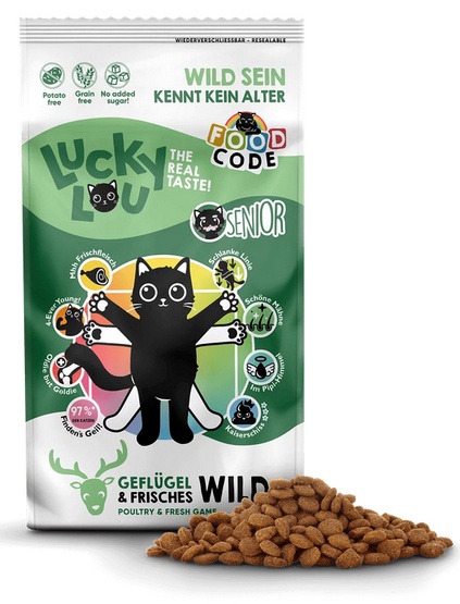Lucky Lou Food Code Lifestage Senior Drób & Dziczyzna 1,7kg - Image 2