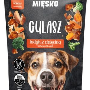Pan Mięsko Karma mokra dla psa - Gulasz indyk z cielęciną saszetka 150g