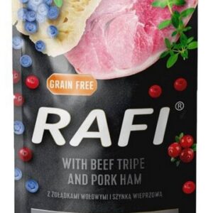Rafi Pies Żołądki wołowe i szynka wieprzowa saszetka 500g