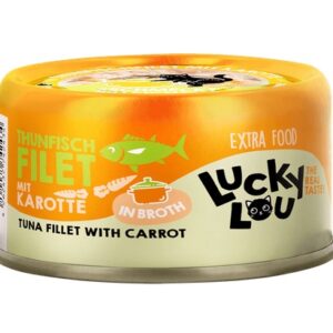 Lucky Lou Extrafood Tuńczyk i marchewka w bulionie puszka 70g