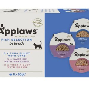 Applaws miseczki dla kota Fish Selection Multi Pack 8x60g