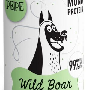 Paka Zwierzaka PEPE Wild Boar (dzik) puszka 400g