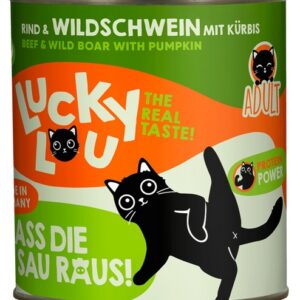 Lucky Lou Lifestage Adult Wołowina i dzik puszka 800g