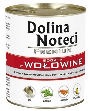 Dolina Noteci Premium Pies Wołowina puszka 800g - Image 2