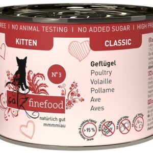 Catz Finefood Classic Kitten N.03 Drób puszka 200g