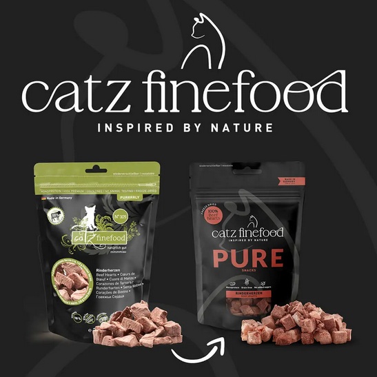 Catz Finefood Pure (Purrrrly N.105) Serca wołowe 35g - Image 3