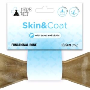 Paka Zwierzaka PEPE VET Kość funkcjonalna Skin & Coat 13,5cm