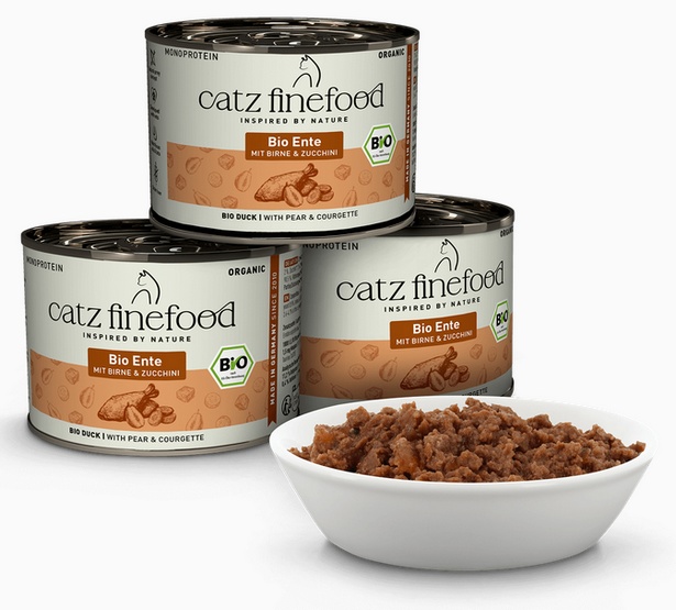Catz Finefood Organic Bio Kaczka (N.505) puszka 200g - Image 2