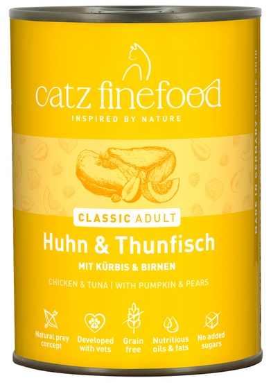 Catz Finefood Classic Kurczak i Tuńczyk (N.25) puszka 400g
