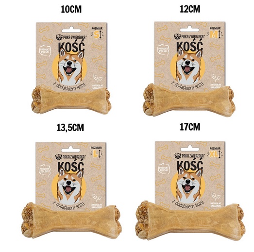 Paka Zwierzaka Kość z dodatkiem kozy S 10cm - Image 2