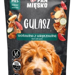 Pan Mięsko Karma mokra dla psa - Gulasz wołowina z wieprzowiną saszetka 150g