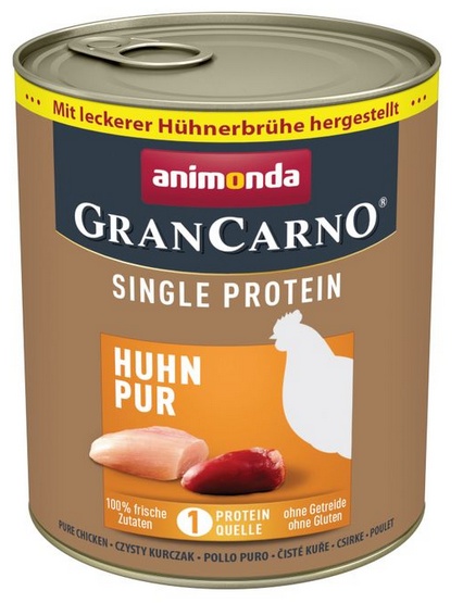 Animonda GranCarno Single Protein Kurczak puszka 800g - Image 2