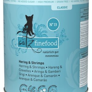 Catz Finefood Classic N.13 Śledź i Krewetki puszka 800g