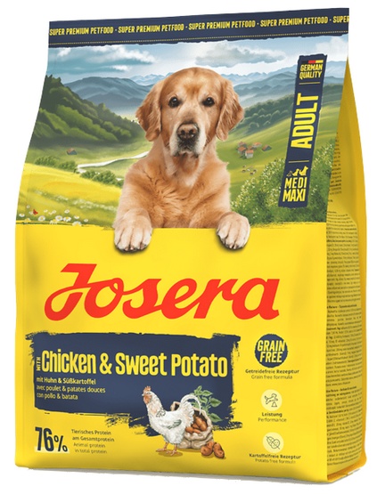 Josera Pies Adult Chicken & Sweet Potato 900g