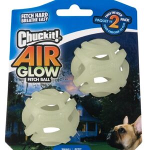 Chuckit! Max Glow Air Fetch Ball Small 2pak [36188]