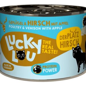 Lucky Lou Lifestage Adult Drób i jeleń puszka 200g
