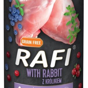 Rafi Pies Królik puszka 400g