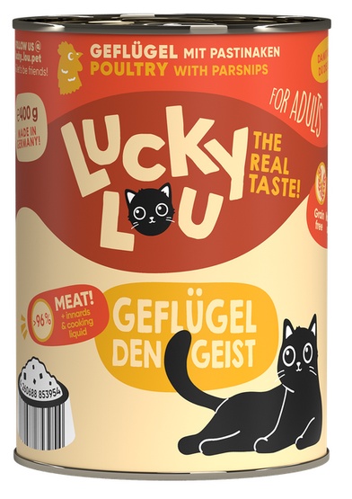 Lucky Lou Lifestage Adult Drób puszka 400g - Image 4